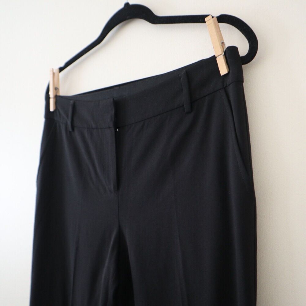 Eileen Fisher Size S Viscose Wool Blend Skinny Dress Pants Black - Picture 4 of 8